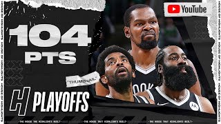 Nets Big 3 COMBINE For 104 Points in Game 4 vs Celtics  2021 NBA Playoffs [upl. by Oiled691]