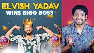 ELVISH YADAV WINS BIGG BOSS OTT 2 [upl. by Malva]