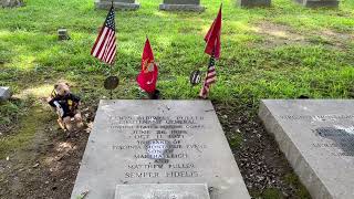 Marine Corp Chesty Puller grave site tribute video [upl. by Bolt481]