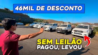 HILUX COM 43 MIL DE DESCONTO SEM LEILÃO PAGOULEVOU [upl. by Hsur]