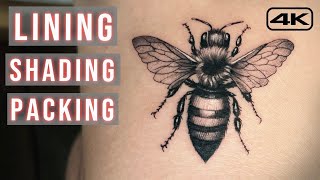 Tattoo Tutorial on Real Skin  How to Tattoo for Beginners [upl. by Wittenburg]