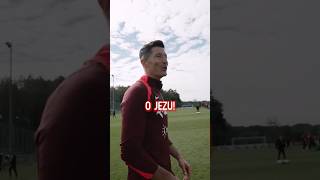 LEWY UCZY ŚWIDRA 🧑🏻‍🎓⚽️ lewandowski swiderski laczynaspilka polska piłkanożna sports [upl. by Atilahs]