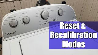 How to Do a Whirlpool Washer Reset amp Recalibration [upl. by Noved]