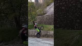 NEVER GIVE UP  JUMP AND HUGE WET WALL PRACTICE  Montesa 301 motivation trials honda extreme [upl. by Kcirdez486]