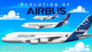 Evolution of Airbus 13 From Humble Origins to Beating Boeing [upl. by Sydalg]