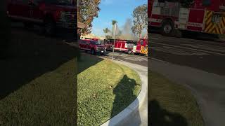 Chino valley hospital fire 5451 WALNUT AVE CHINO CITY CA [upl. by Resiak834]