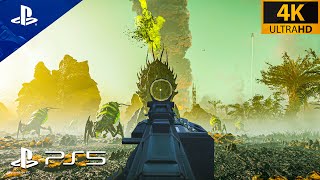 Helldivers 2 First Person  LOOKS ABSOLUTELY TERRIFYING  Ultra Realistic Graphics Gameplay 4K 60FPS [upl. by Aicemaj553]