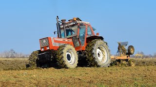 Fiatagri 16090 Turbo DT e aratro Mipra FHD [upl. by Koch]