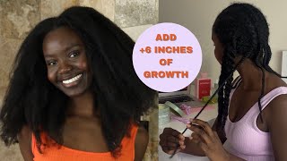 DO THIS IF YOUR HAIR WONT GROW FOR GUARANTEED HAIR GROWTH GROW LONGER THICKER HAIR TO WAIST LENGTH [upl. by Henebry]