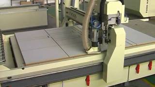 WoodTech CNC Router Cabinet Cutting [upl. by Sualokin618]