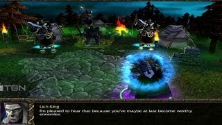 Warcraft 3 custom campaign Rise of the Lich King part 2 [upl. by Pass]