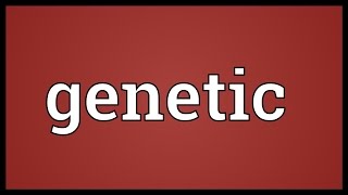 Genetic Meaning [upl. by Itisahc349]