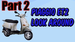 Vid 2 Piaggio Et2 Vespa Respray Restoration Look Around [upl. by Valeda734]