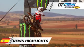 News Highlights  EMX125 Presented by FMF Racing Race 2  MXGP of Castilla La Mancha 2024 MXGP [upl. by Hines]