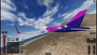 Wizz air A320 take off from Boa Vista Project flight Roblox [upl. by Ettezzus]