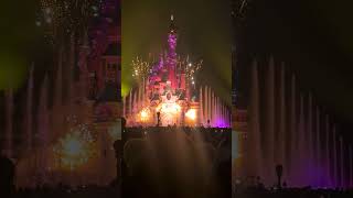 Disneyland Paris castle light show [upl. by Meeks26]