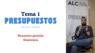 Resumen tema 1 gestión financiera administrativo Estado [upl. by Elahcar757]