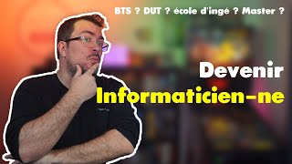 Comment devenir informaticien  Filières  Études  BAC à BAC 5 [upl. by Aiekam]