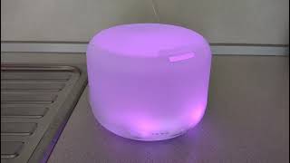 Aroma Diffuser Life of leisure 500ML  fast unboxing and using [upl. by Abbottson]