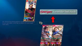 TOP GLOBAL CHOU VS 2 TRASHTALKERS  VICTORY OR DEFEAT [upl. by Itraa]