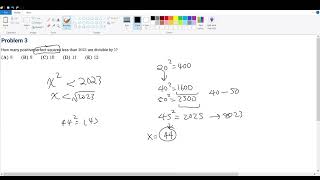 2023 AMC 12A Problem 3 [upl. by Esyle2]