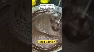 Chocolate ganache recipe  Chocolate truffle recipe  Homemade ganache recipe shorts chocolate [upl. by Blunk1]