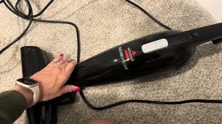 Review Bissell Featherweight Stick Vacuum with Crevice Tool [upl. by Mencher482]