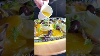 SICILIANI CREATIVI  Insalata siciliana di finocchi e arance  Sicilian orange salad shortsrecipe [upl. by Nnhoj95]