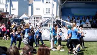 Maypole dance  2016 Ladner Pioneer May Days Delta BC Canada [upl. by Fianna]