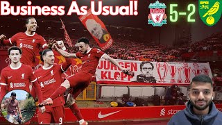 Business As Usual  Reds Treat Klopp To 7 Goal Thriller  Liverpool vs Norwich Post Match Review [upl. by Servetnick]