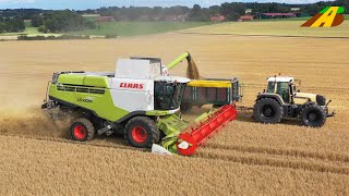 Getreideernte 2020  Fendt 93 amp Claas Lexion 750 im Ernteeinsatz beim Landwirt in Niedersachsen [upl. by Kieger]