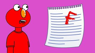 Elmo Badly Fails his Test [upl. by Ulland]