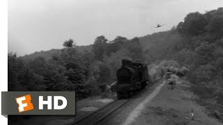 The Train 410 Movie CLIP  Spitfire Attack 1964 HD [upl. by Nodnrb836]