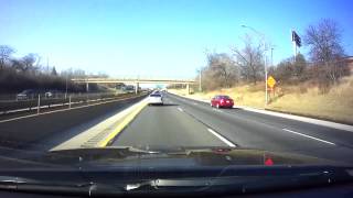 I90 West From Chicago Downtown to O Hare [upl. by Elokin]