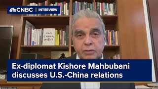 Exdiplomat Kishore Mahbubani discusses USChina relations [upl. by Addiego191]