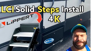 How to install Solid Step Rv Entrance Stairs and MORRYDE storage toolbox [upl. by Morgenthaler]