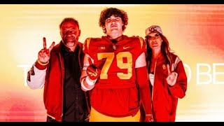 USC commit Aaron Dunn 2023 highlights [upl. by Suirauqram153]