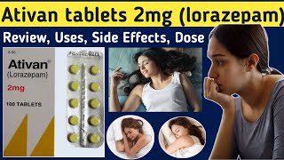 Ativan tablets 2 mg uses in Hindi  Review Ativan 2 mg  lorazepam tablets 2 mg  Uses Sides Effect [upl. by Htebzile]