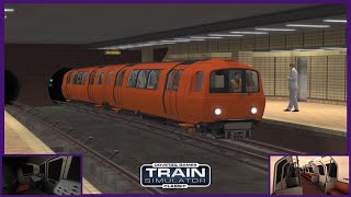 Glasgow Subway cab ride Inner Circle from Bridge Street  Train Simulator [upl. by Fulks]