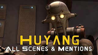 Huyang All Scenes and Mentions The Clone Wars [upl. by Ameline]