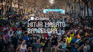 eDreams MITJA MARATÓ BCN 2023  AFTERMOVIE [upl. by Tnarud675]