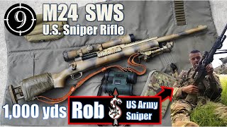 M24 SWS Sniper Weapon System 1000yds Practical Accuracy Feat Rob Ski  US Army Sniper [upl. by Brom235]