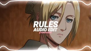 rules  doja cat edit audio [upl. by Lyrehc]