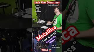 Metallica  quotLast Caressquot cover of The Misfits drum playthrough jackthedrummer roland [upl. by Moran443]