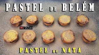 PASTEL DE BELÉM  Pastel de Nata  Como Fazer Pastel de Nata A Melhor Receita Portuguesa  Natas [upl. by Fugere587]