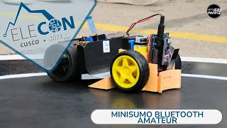 MiniSumo Bluetooth Amateur  I ELECON UNSAAC Cusco Perú [upl. by Nhguavahs506]