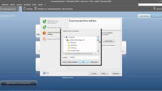 Datenexport für den Betriebsprüfer in Lexware Lohn amp Gehalt 2012 [upl. by Weig]