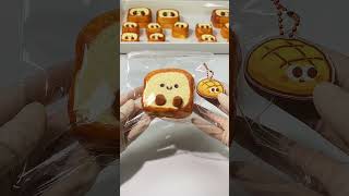 Toast Bread Squishy Unbelievably Squishy amp StressFree squishy squishytoy kawaii [upl. by Abbotsun91]