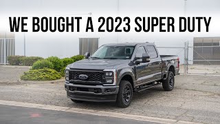 Meet the New 2023 HO Powerstroke Lariat Super Duty  Truck Walk Around and First Thoughts [upl. by Aivilys713]