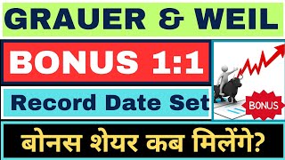 मार्च महीने का बोनस धमाका। Grauer And Weil India Ltd share bonus news GrauerAndWeilIndiashare [upl. by Haig]